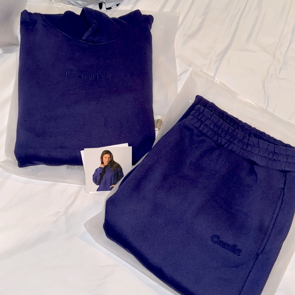 New Comfrt Signature hoodie AND pants Indigo
